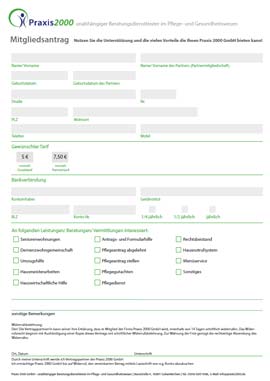 Mitgliedsantrag
